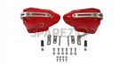 Fit For Royal Enfield Shotgun 650 Tinted Red Color Hand Guard Kit - SPAREZO